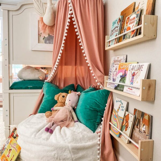 Kids Reading Nook with Bean Bag Chair