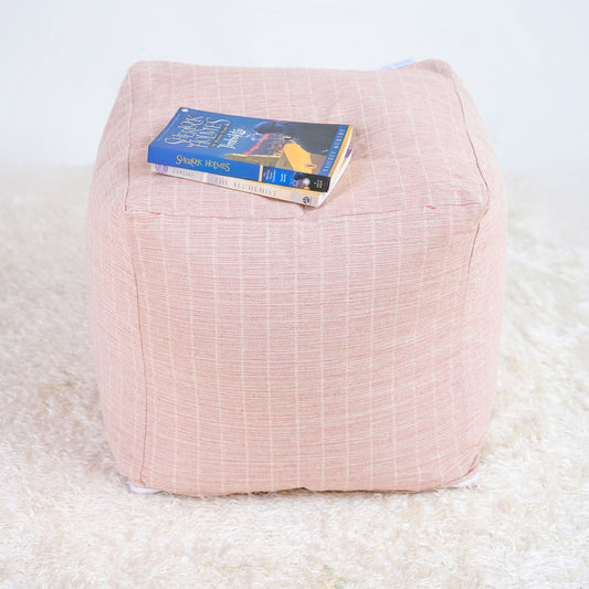 MILSON pale pink pouf / ottoman