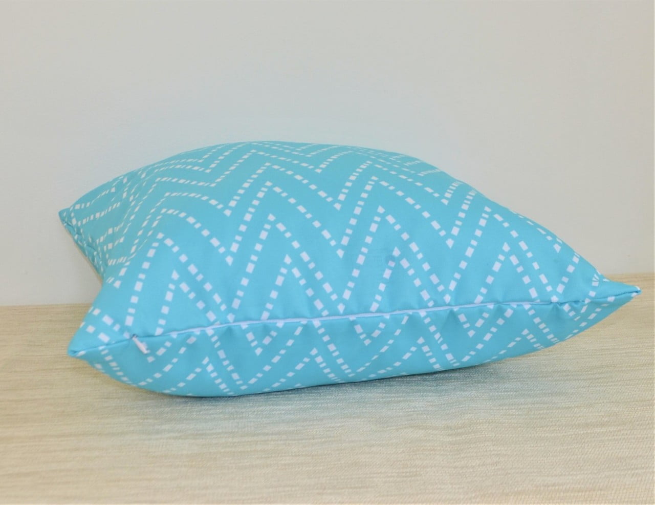 Oceana Aqua/Turquoise waterproof outdoor cushion cover  16" or 18"