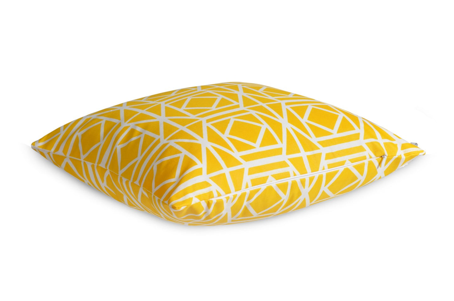 Abagail Yellow Geometric Cushion Cover