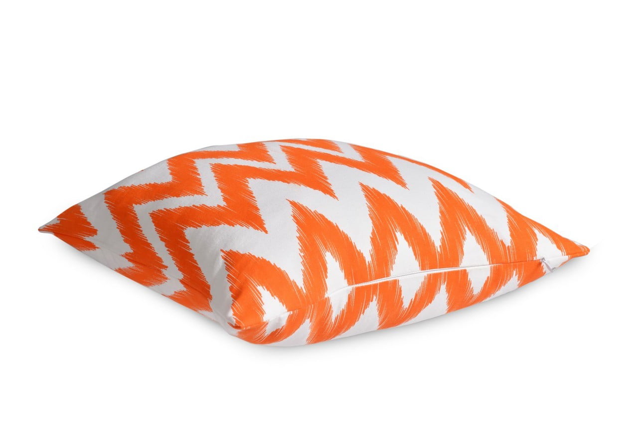 AISHAH Orange Waterproof Outdoor Chevron Cushion Cover