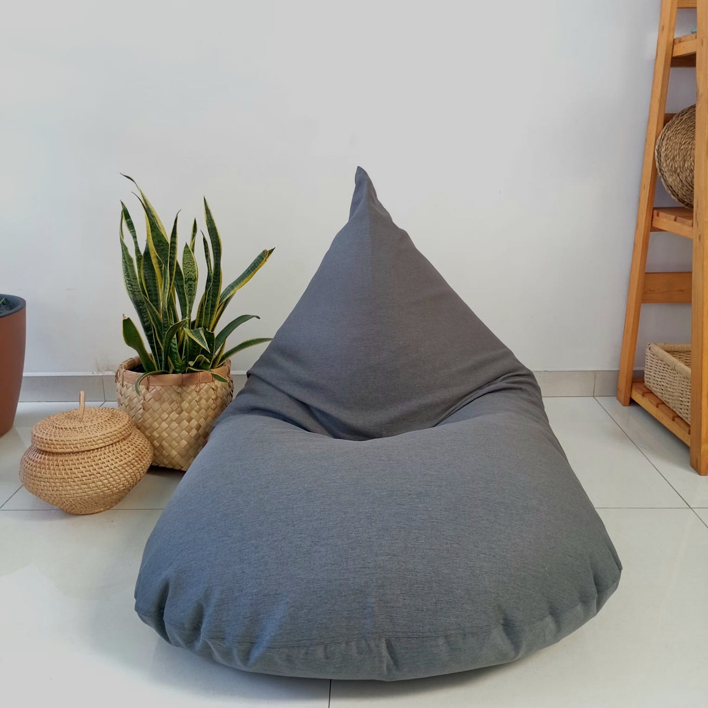 CONNOR Dark Grey bean bag