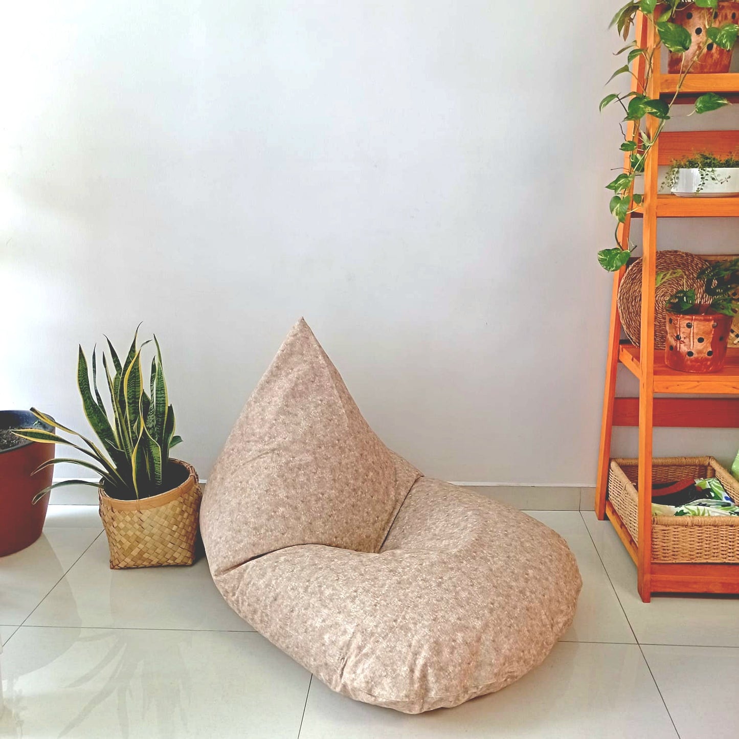 VALERIE beige/cream bean bag