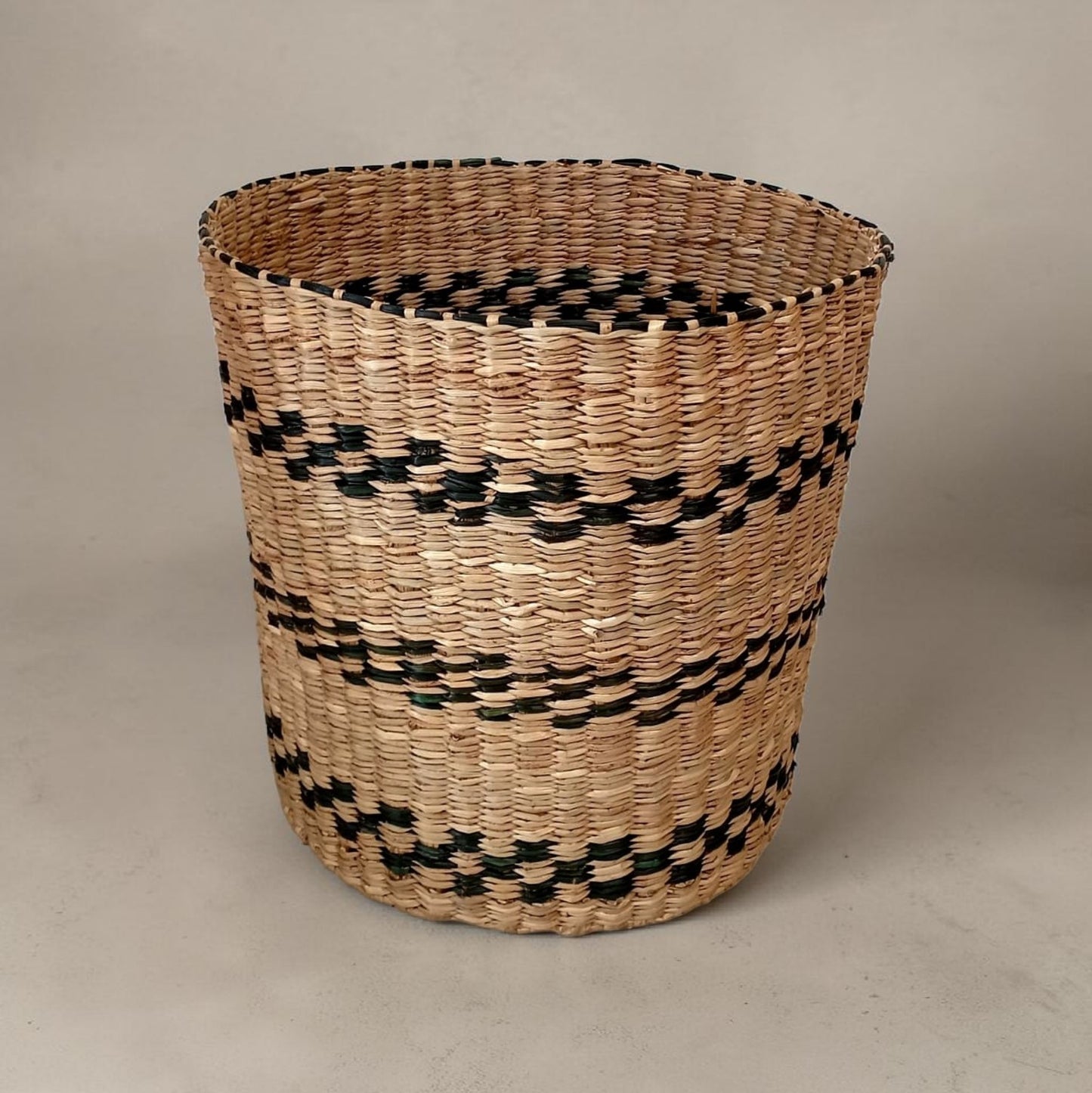 Potted Monstera Indoor plant in wicker/seagrass/straw basket