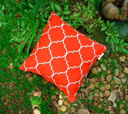 Spice 20" orange waterproof outdoor cushion cover