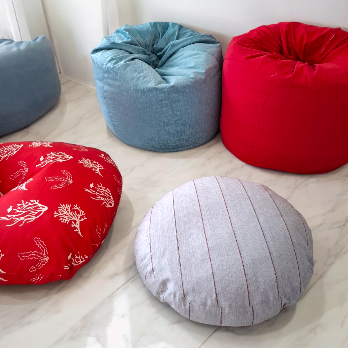 REKHA floor cushion in handloom cotton