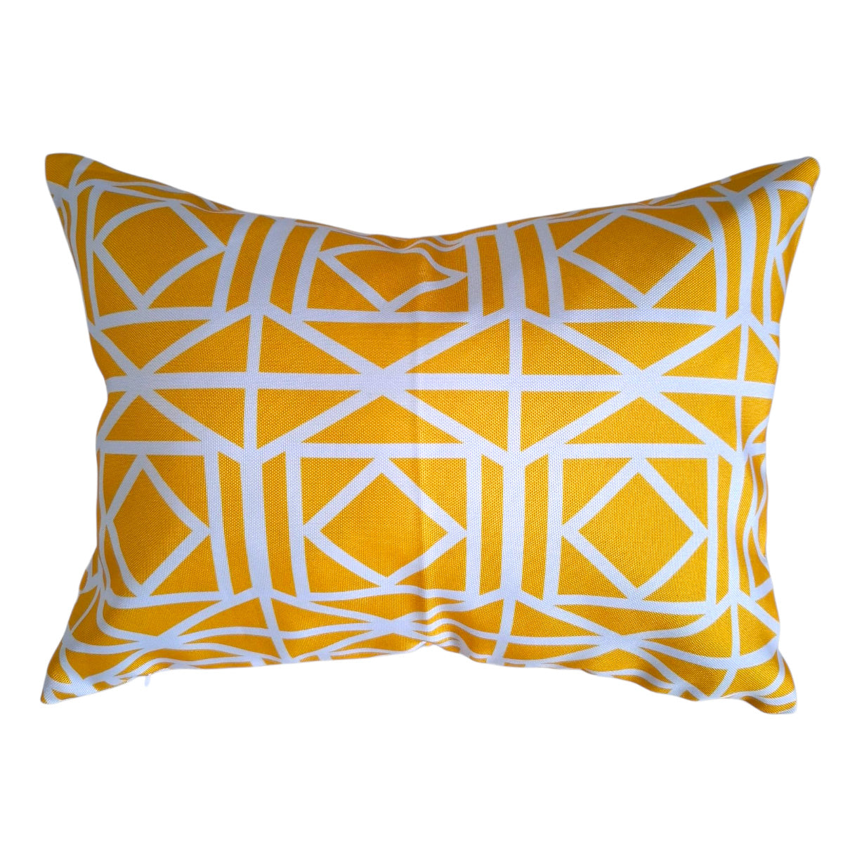 ABAGAIL yellow oblong waterproof outdoor cushion cover 12 x 16