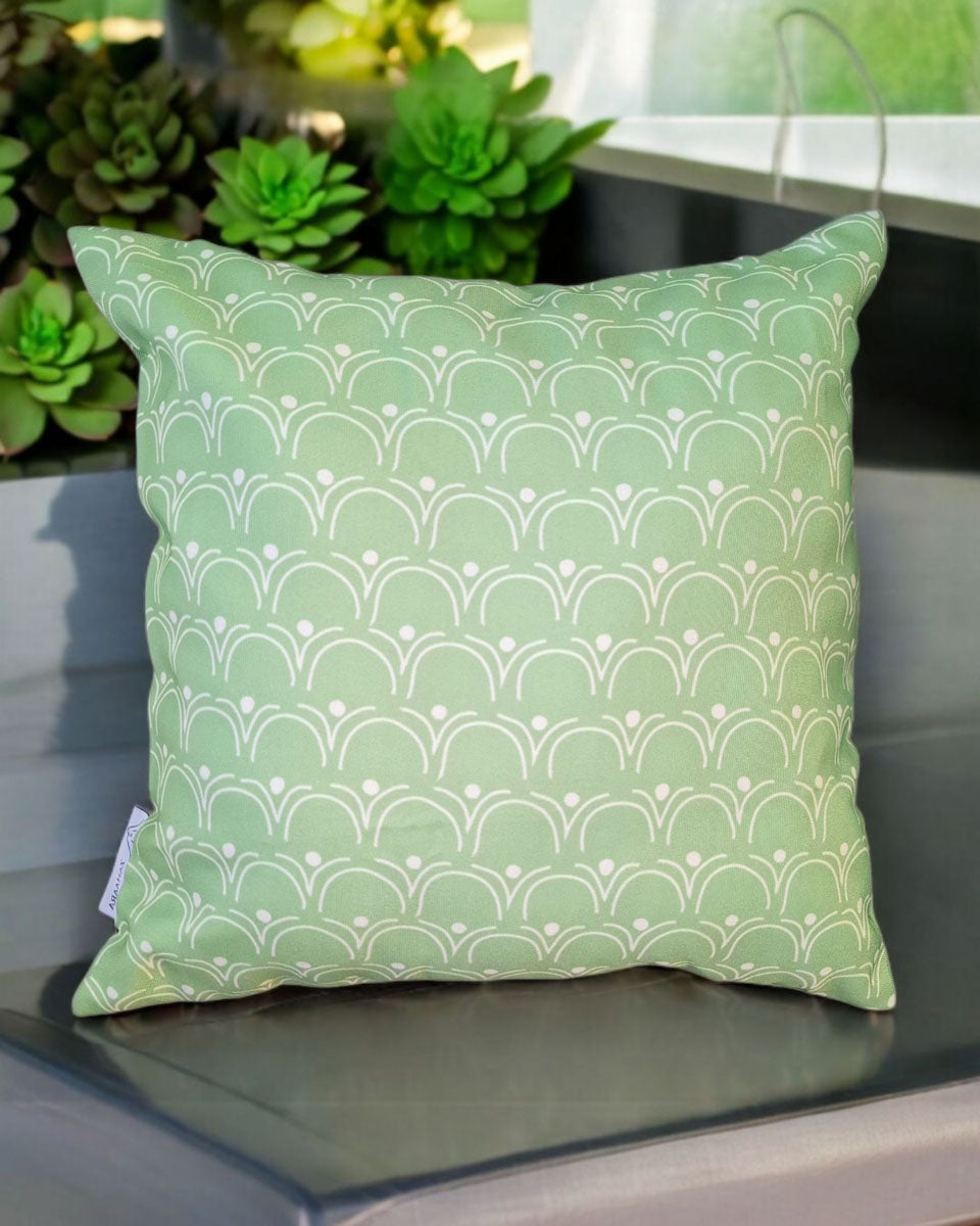 TAJ Green Leaves Waterproof Outdoor cushion cover 16