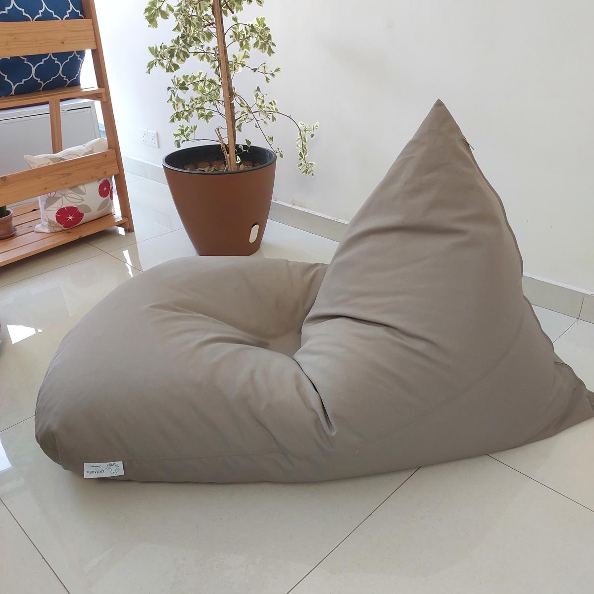 ANTIQUE beige outdoor bean bag