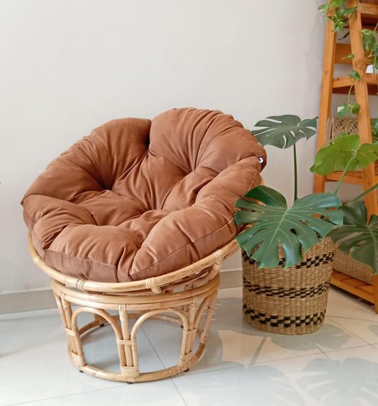Venice Papasan chair cushion - Rosy brown