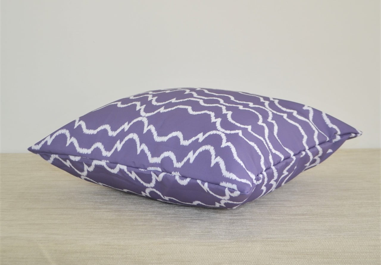 AUDREY waterproof outdoor pillow 16" or 18" Purple, Violet