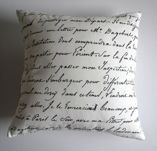 Odessa SLIGHT DEFECT Vintage Bicycle/Script Cushion Cover