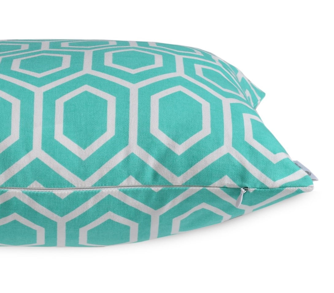 Nara Turquoise Cushion Cover with Slight Defects