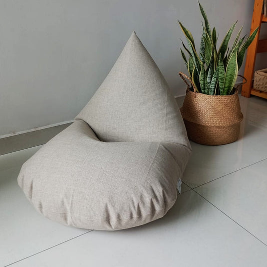 Kids Beige Beanbag Indoor/Outdoor - Ella