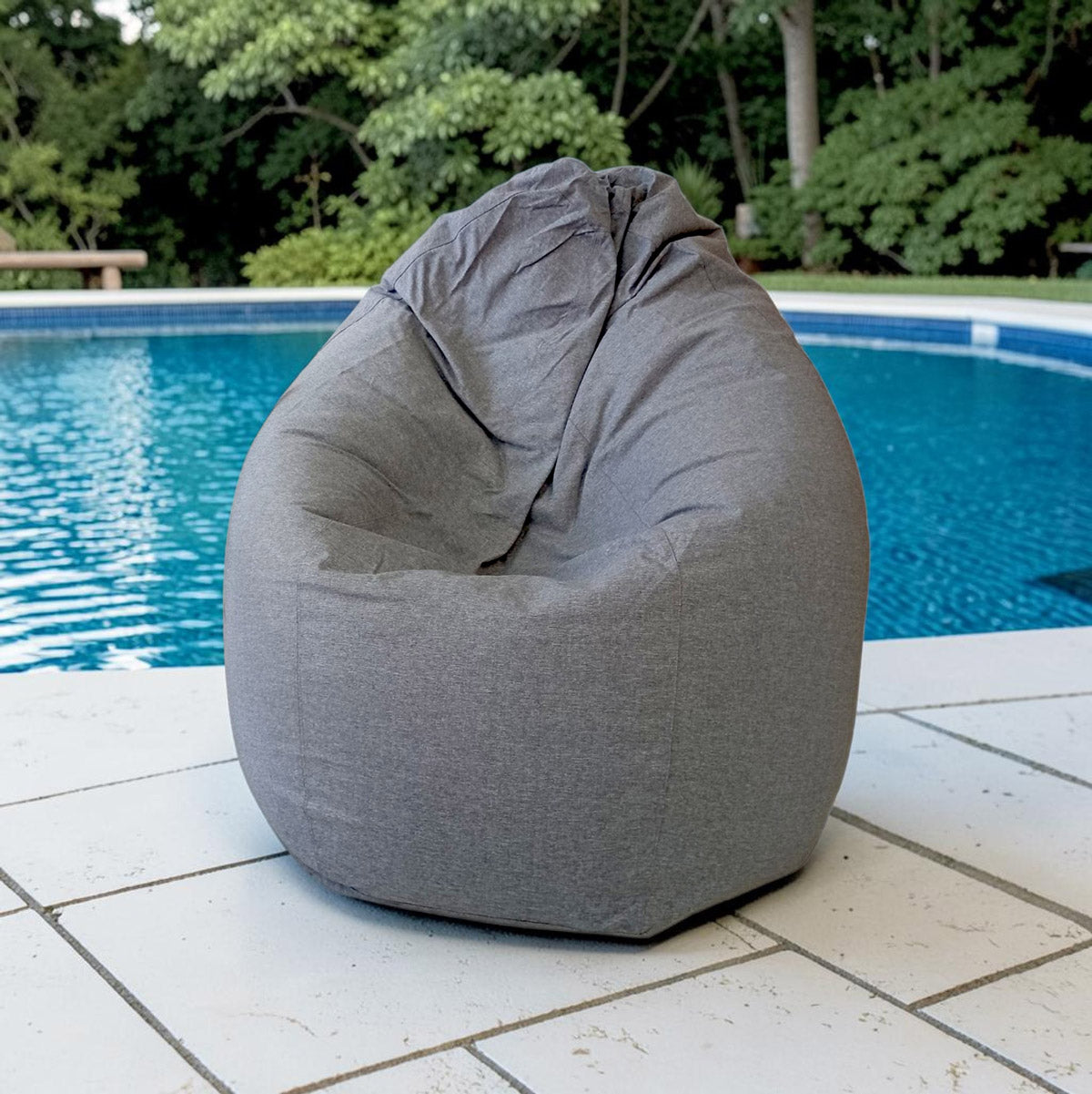 Rocky waterproof outdoor bean bag, Mighty Round XL