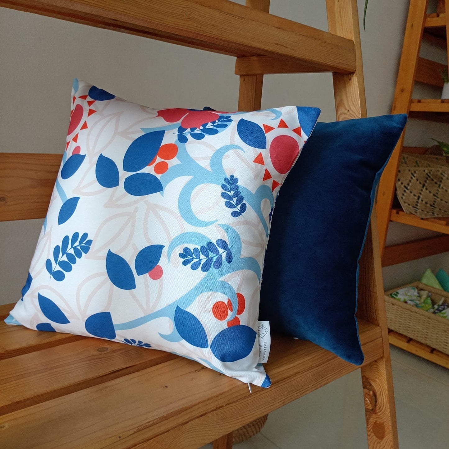 Midnight Blooms waterproof outdoor cushion cover 16