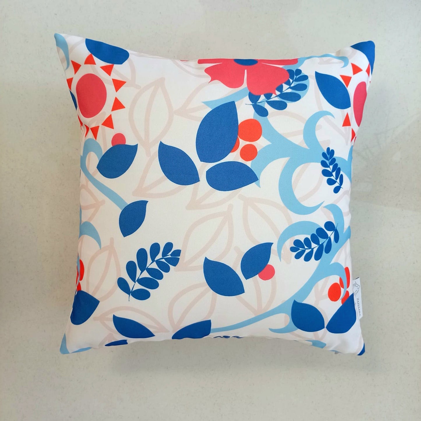 Midnight Blooms waterproof outdoor cushion cover 16