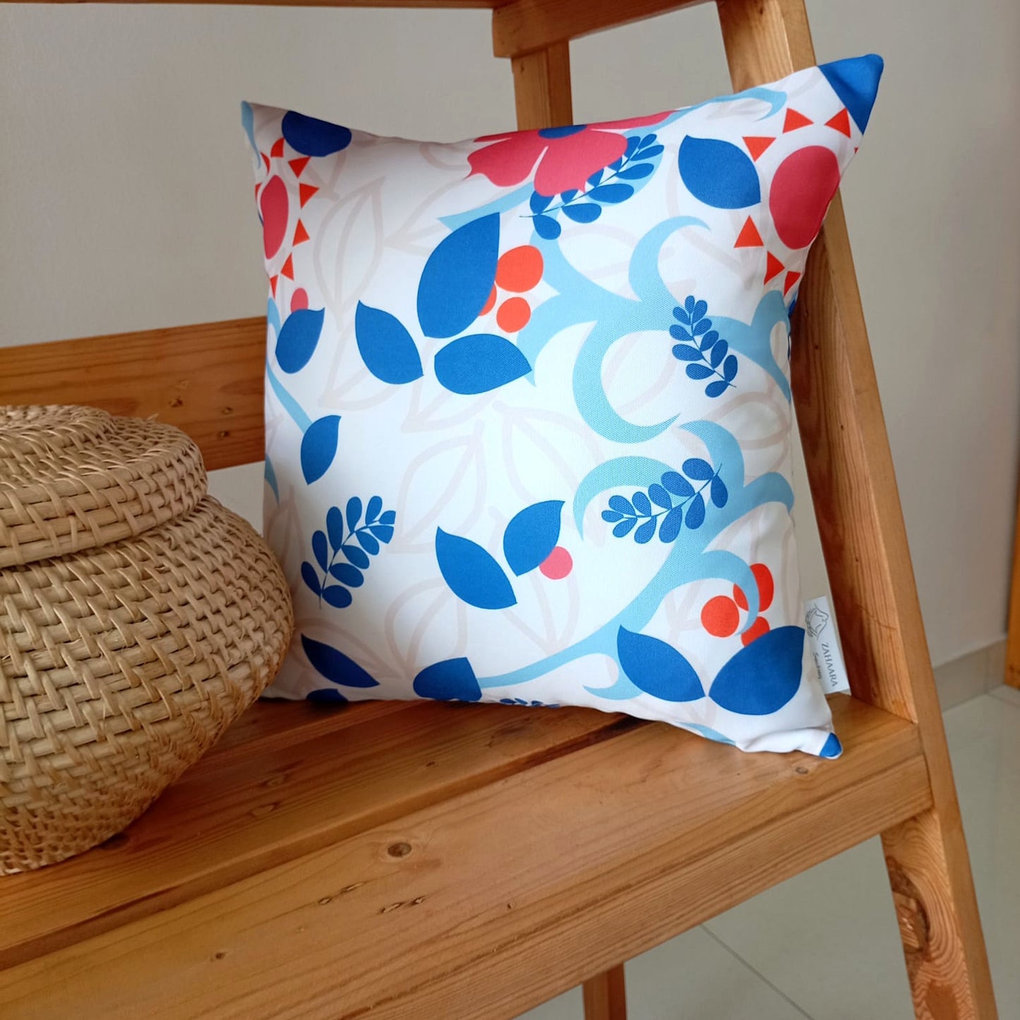Midnight Blooms waterproof outdoor cushion cover 16