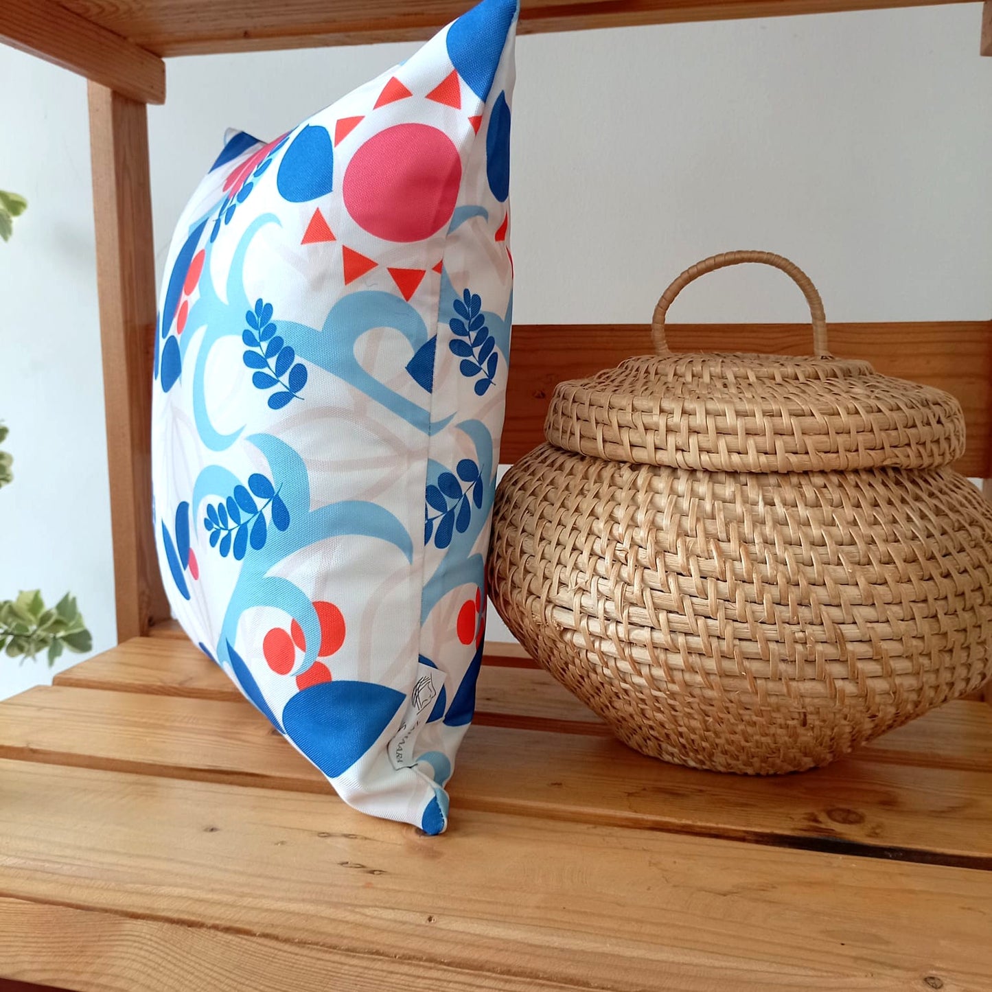 Midnight Blooms waterproof outdoor cushion cover 16