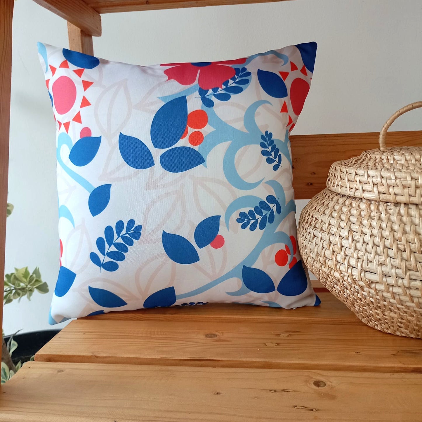 Midnight Blooms waterproof outdoor cushion cover 16