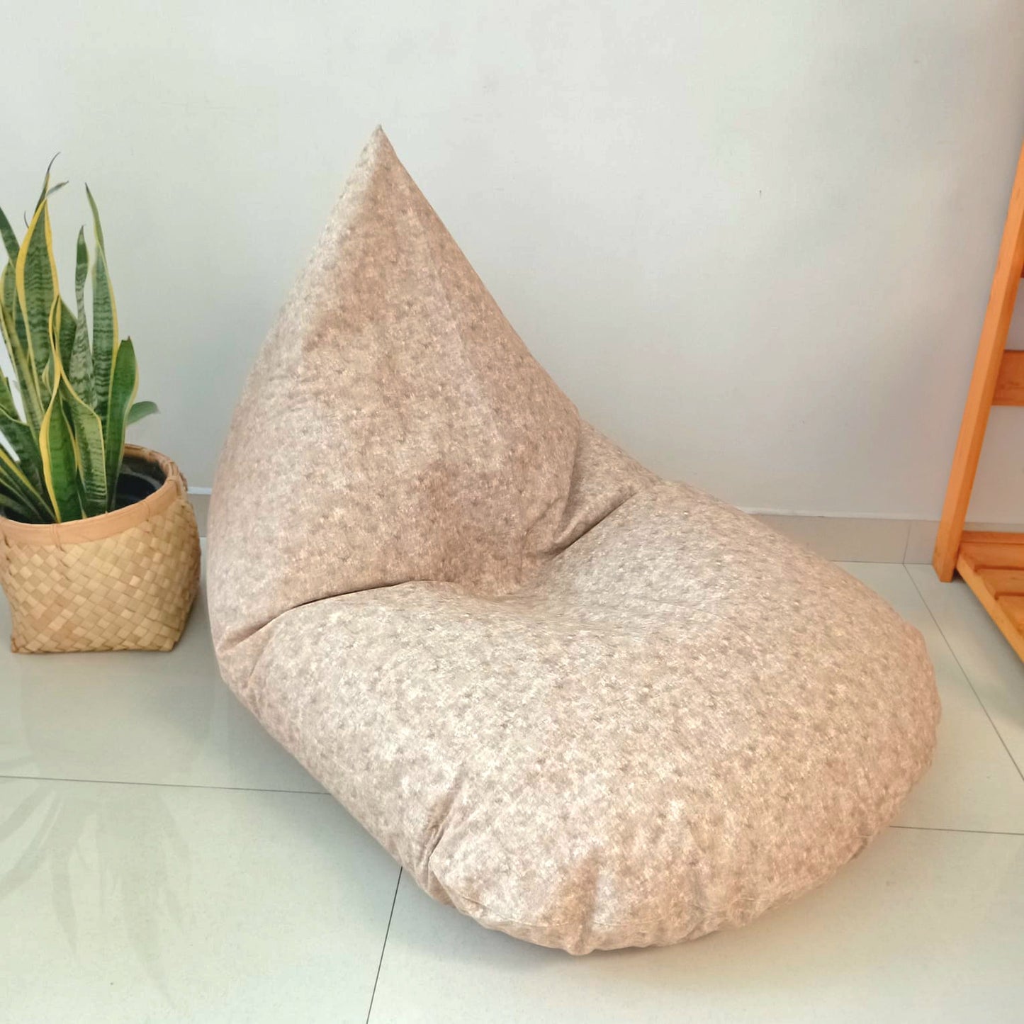 VALERIE beige/cream bean bag