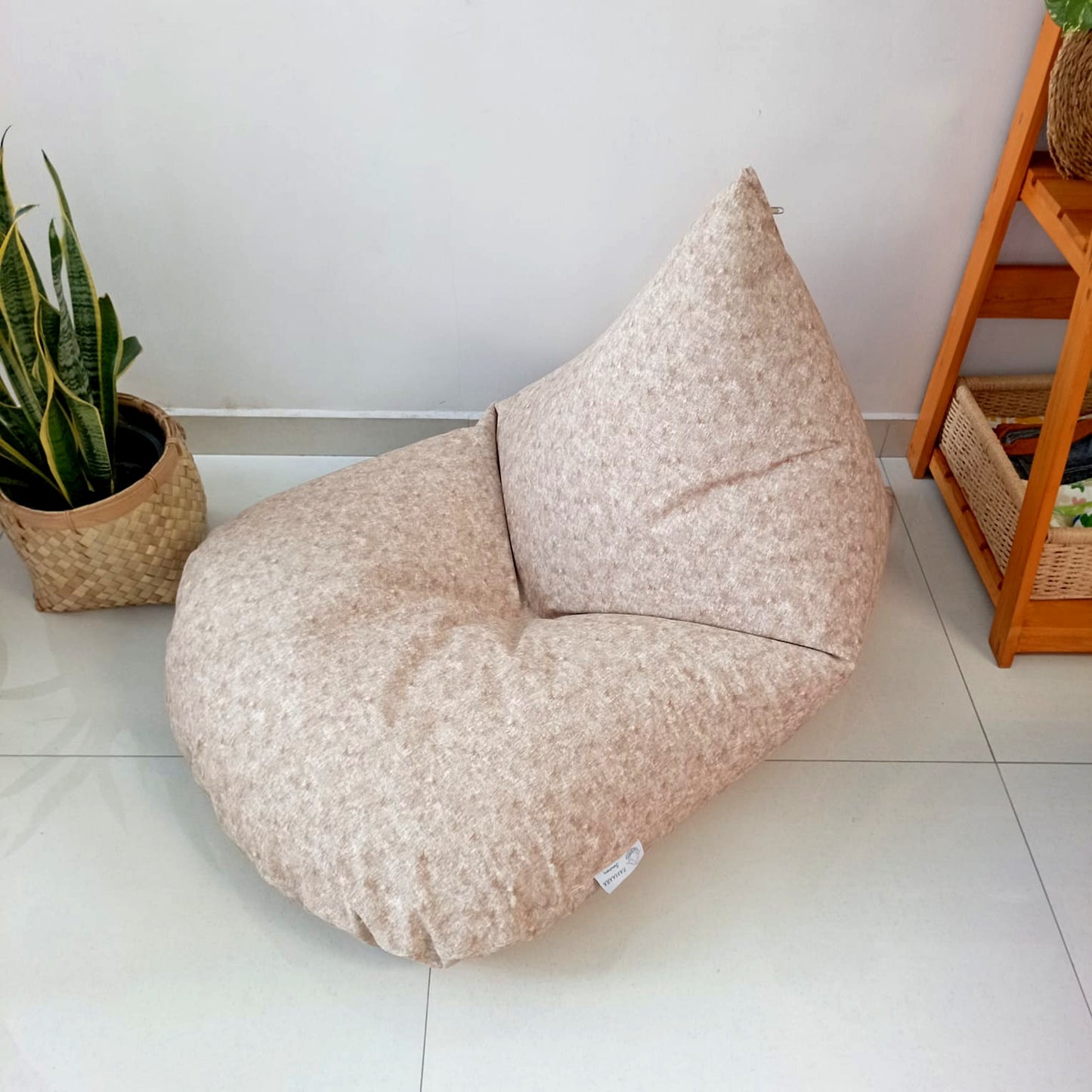 VALERIE beige/cream bean bag
