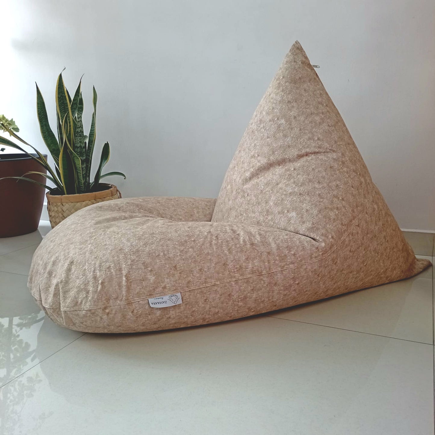 VALERIE beige/cream bean bag