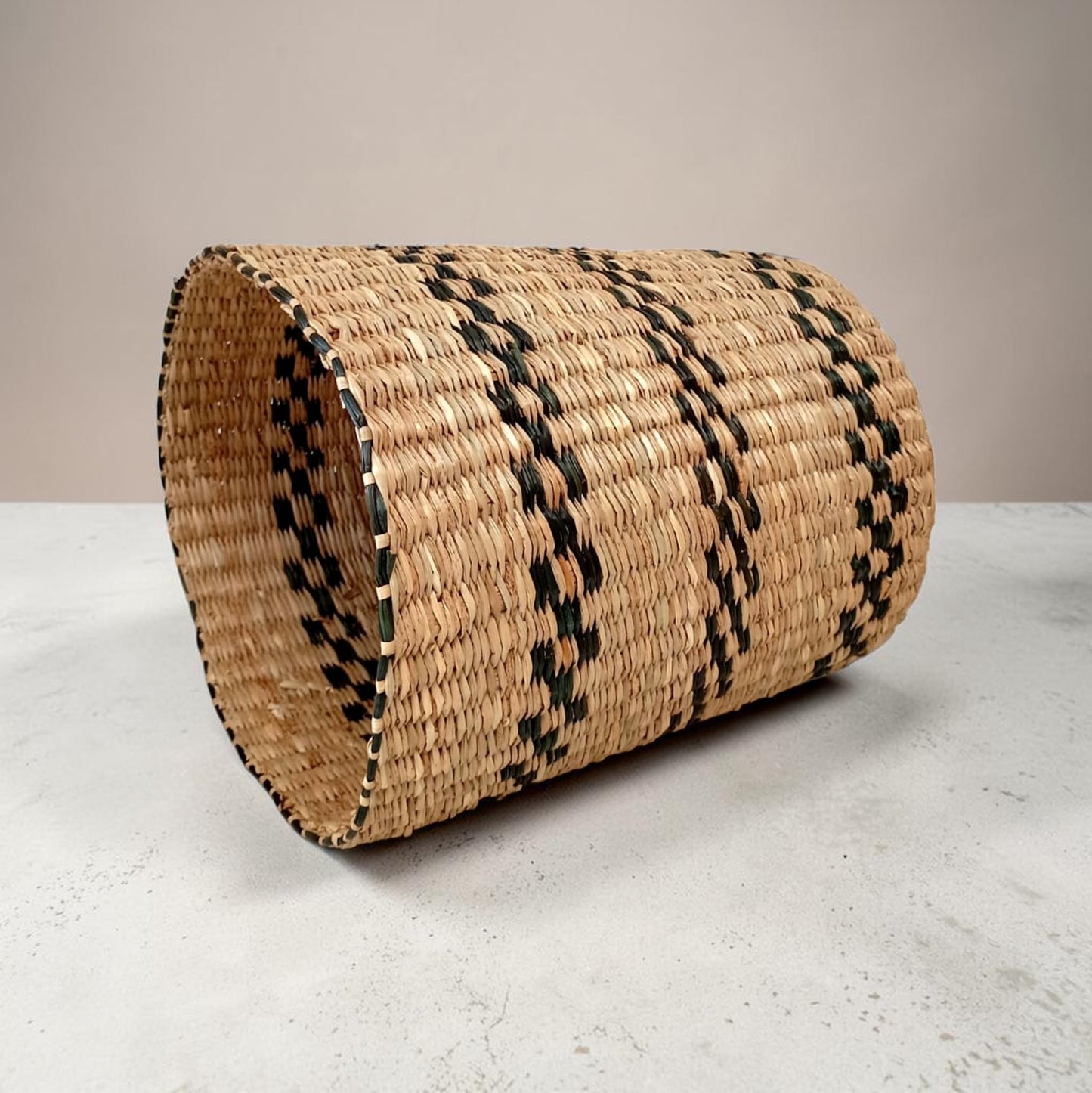 Potted Monstera Indoor plant in wicker/seagrass/straw basket