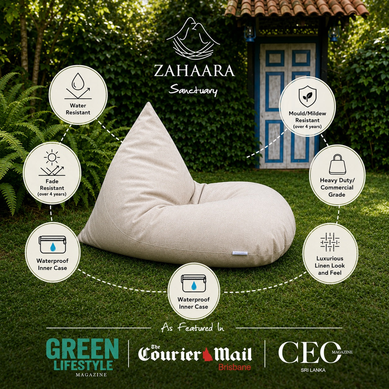 Ella outdoor bean bag