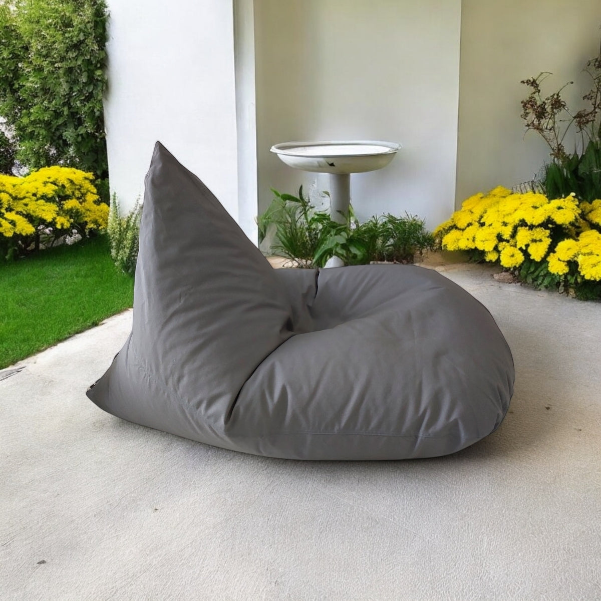 ROCKY grey outdoor bean bag