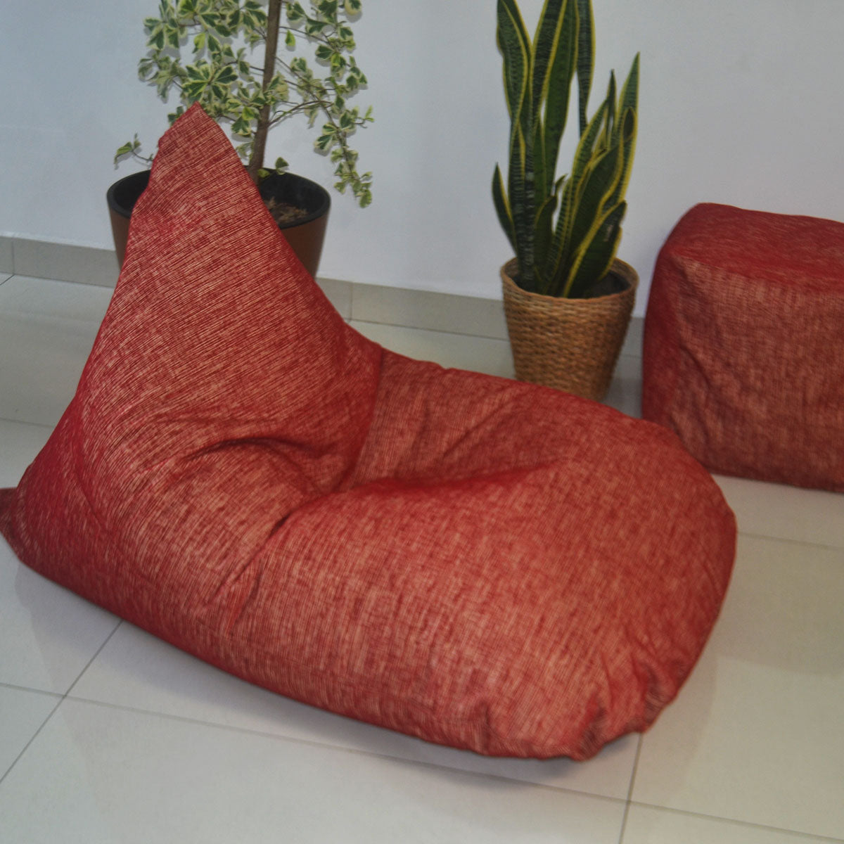 Red bean bag - Vermilion