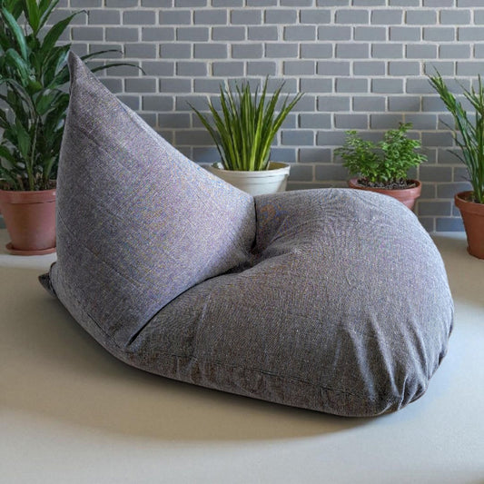 Oscar XL bean bag chair in handloom cotton