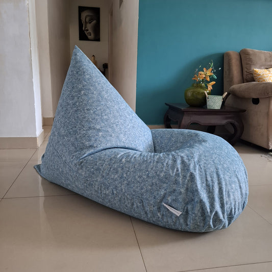 TALIA blue bean bag