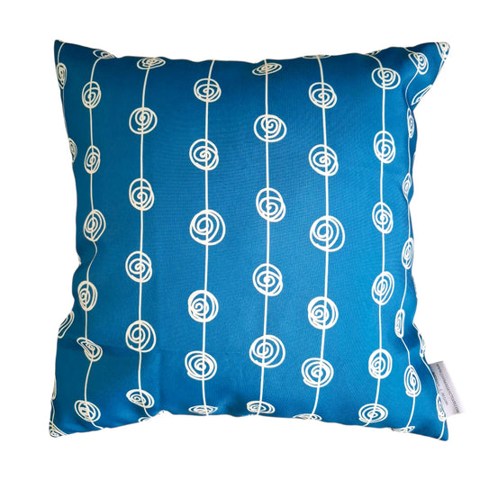 NIGHT RAIN Blue waterproof outdoor cushion cover 16